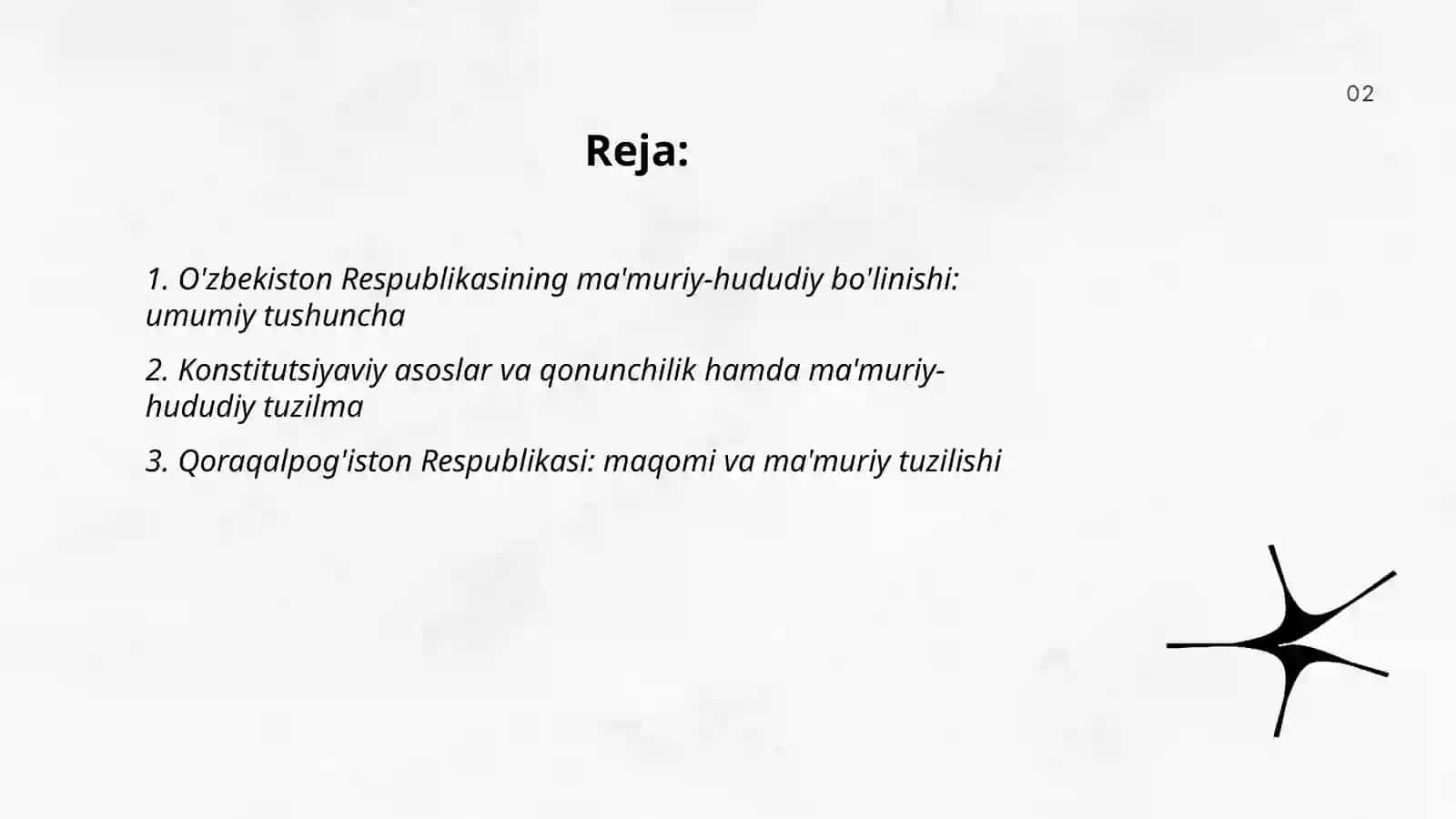 O'zbekiston Respublikasining ma'muriy hududiy tuzulishi 2