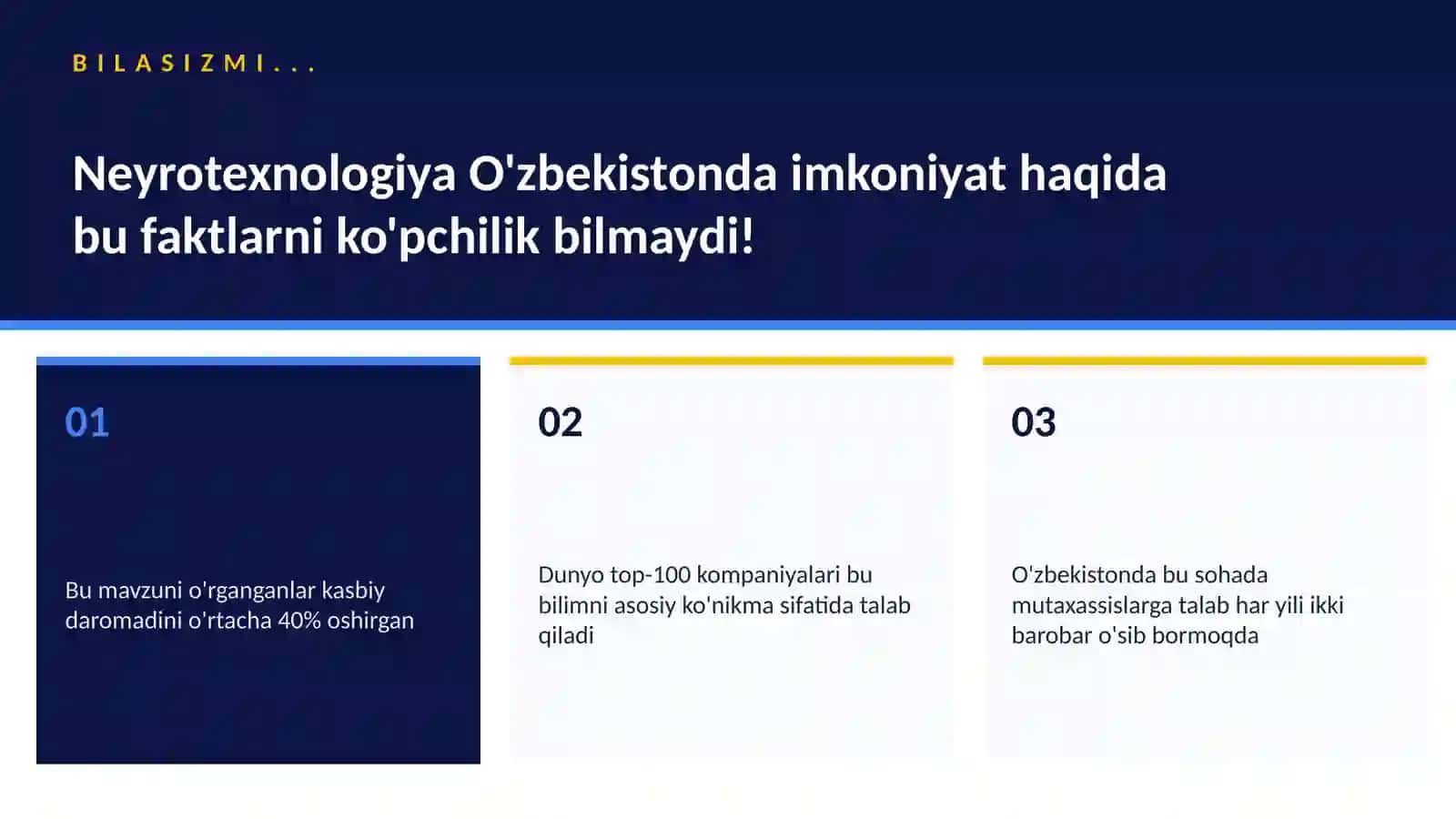 NEYROTEXNOLOGIYA VA MIYA 2