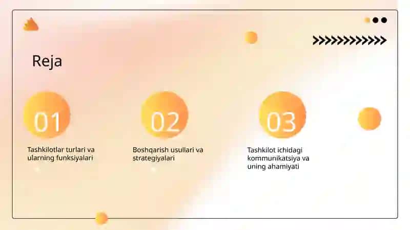 Prezentatsiya:Tashkilotlarva ularni boshqarish 2