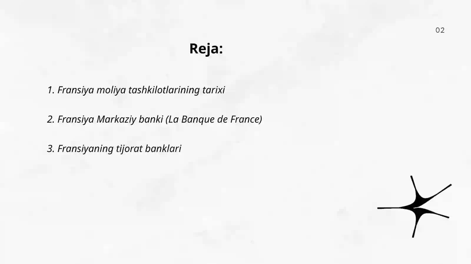 Fransiya moliya tashkilotlarining tarixi 2