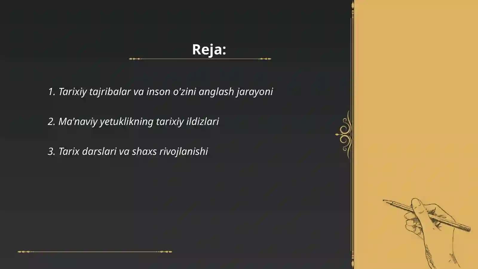 Tarixiy anglash va insonning o‘zini anglash 2