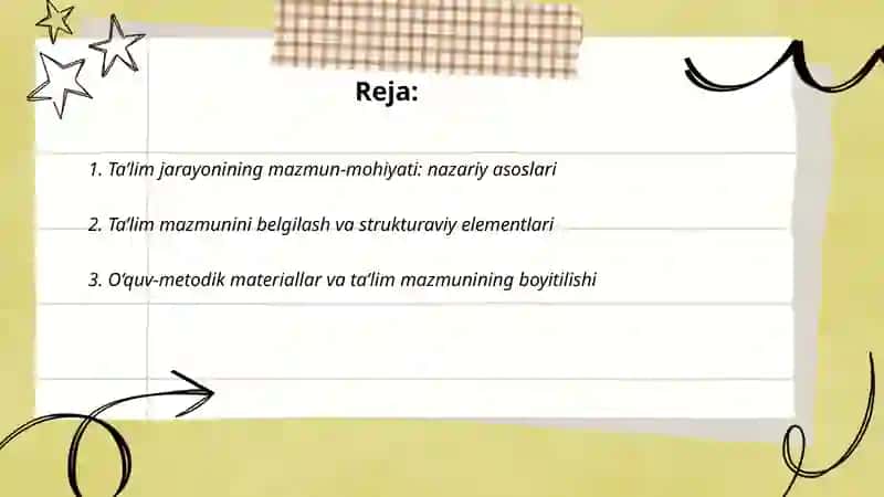 Ta’lim jarayonining mohiyati 2