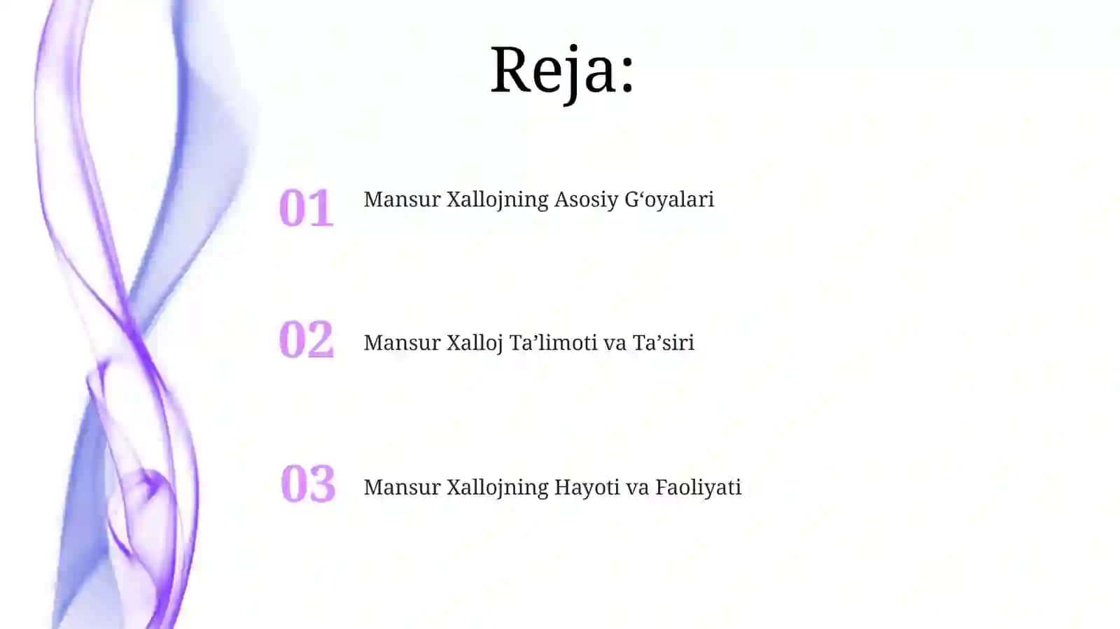 Mansur Xalloj ta'limoti 2