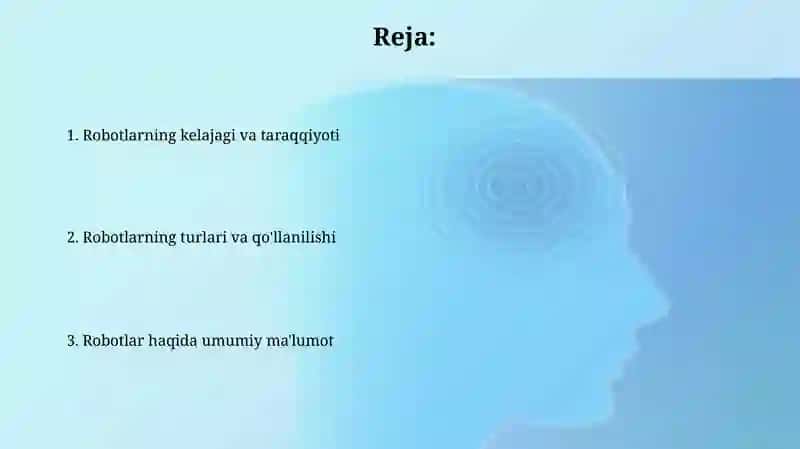 Robotlar haqida malumot 2
