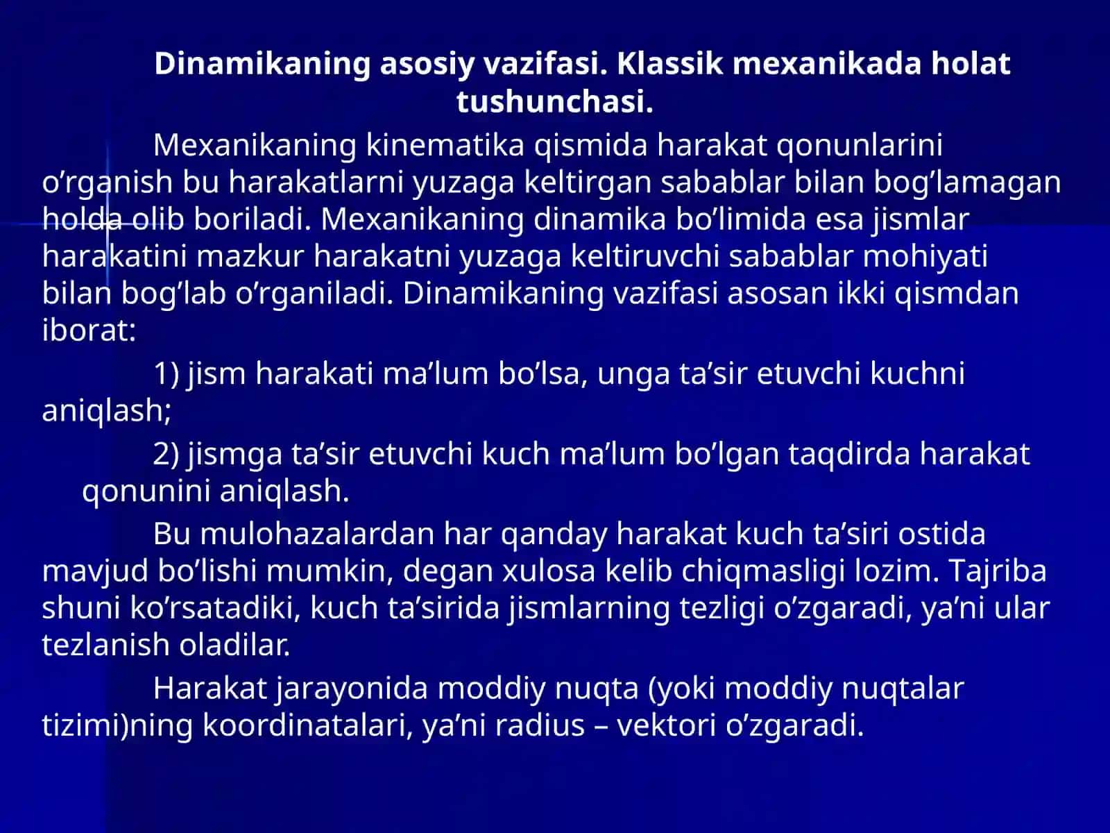 Nyuton qonunlari 2