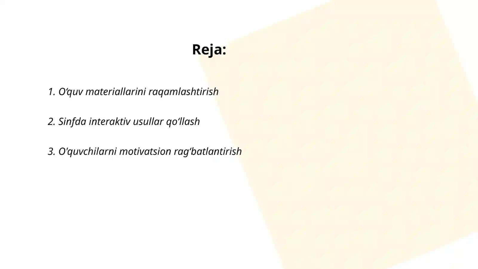 O‘quv materiallarini raqamlashtirish 2