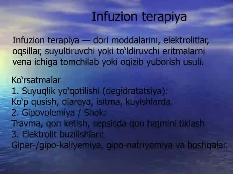 Infuzion terapiya 2
