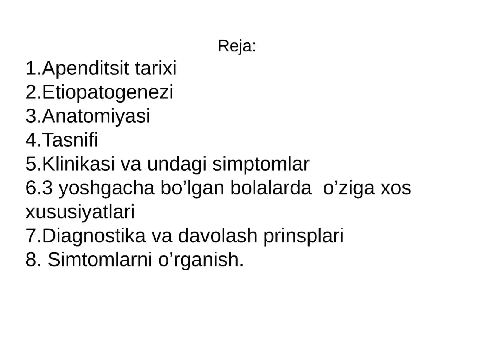 O`tkir va surunkali appenditsit 2