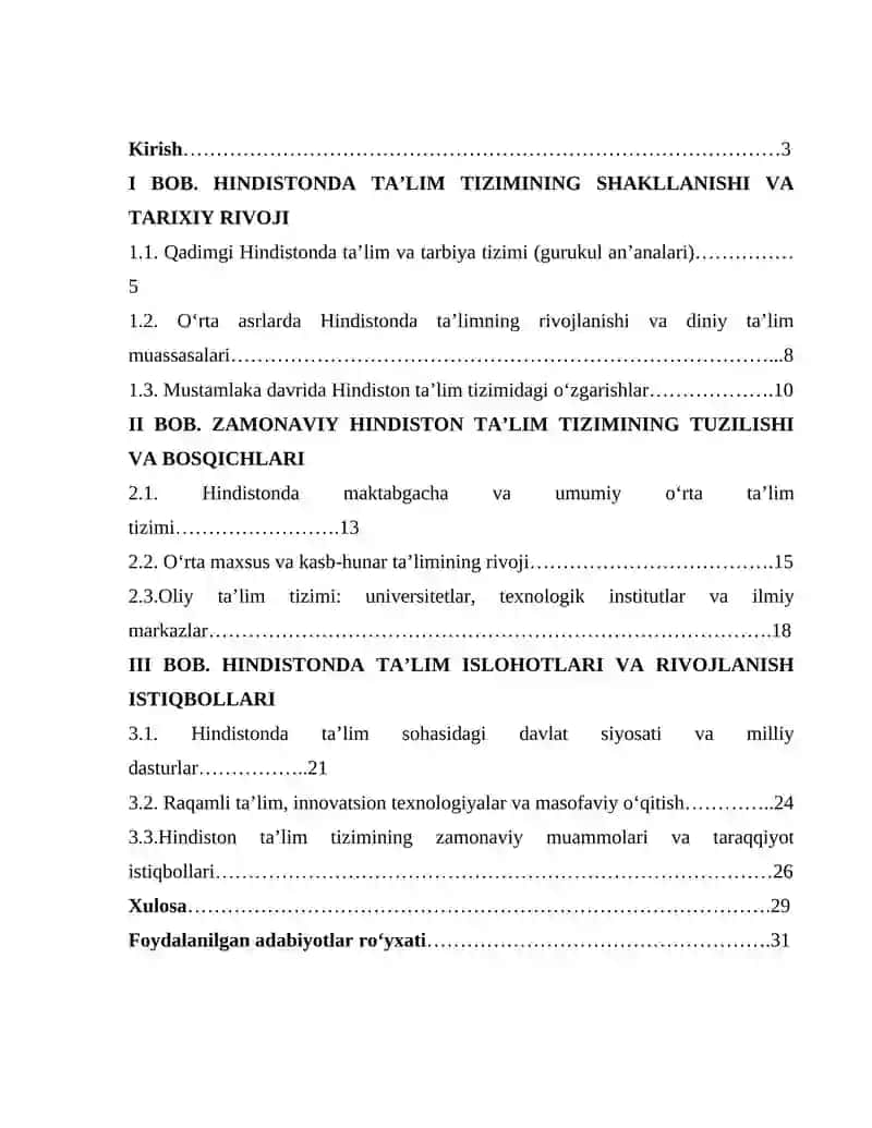 HINDISTON TA’LIM TARAQQIYOTI 2
