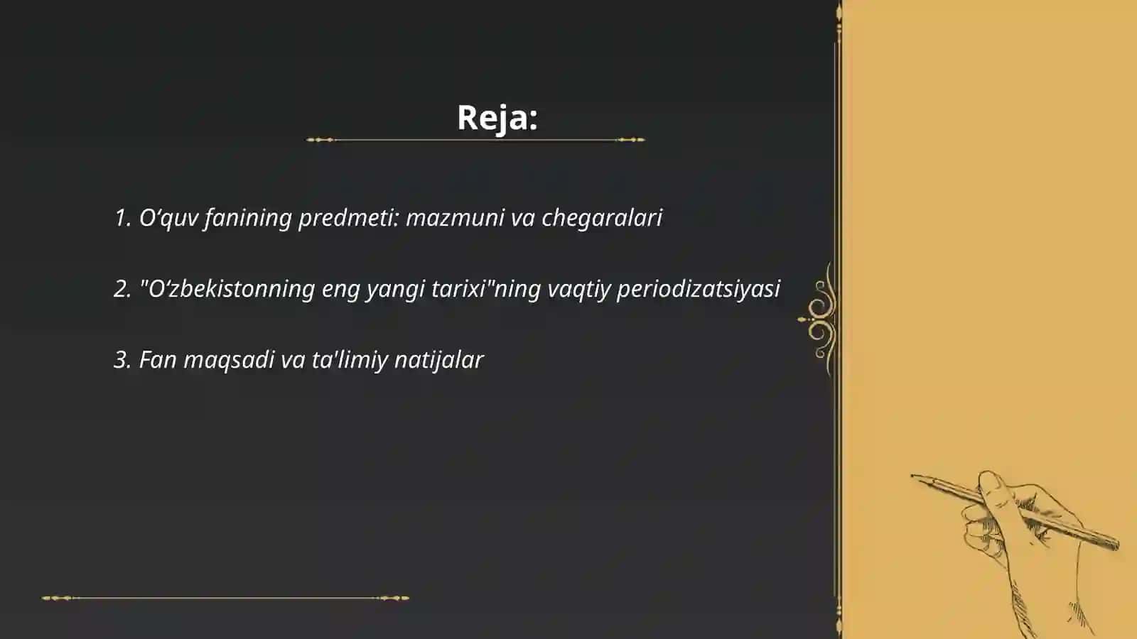 Oʻzbekistonning eng yangi tarixi 2