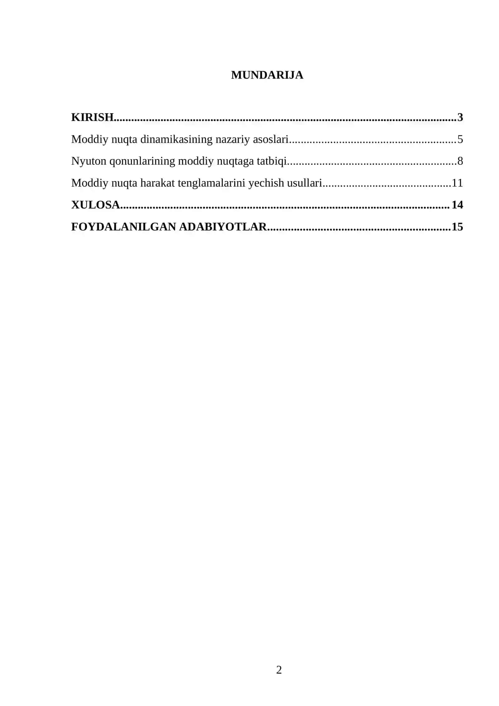 Moddiy nuqta dinamikasi 2