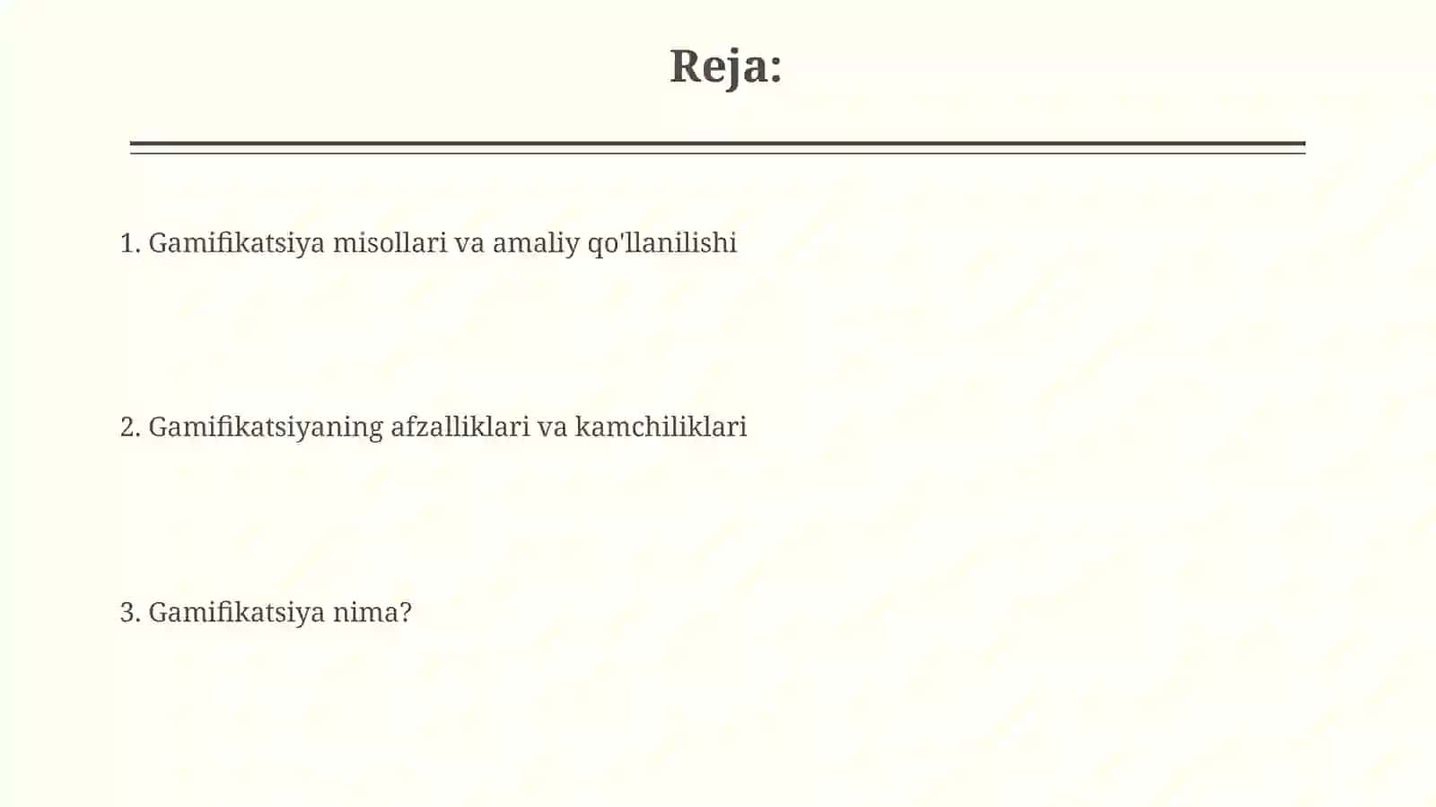 Gamifikatsiya elementlari 2