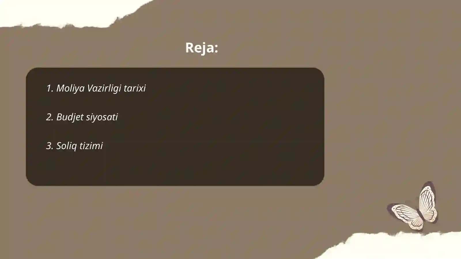 Moliya Vazirligi Tarixi 2