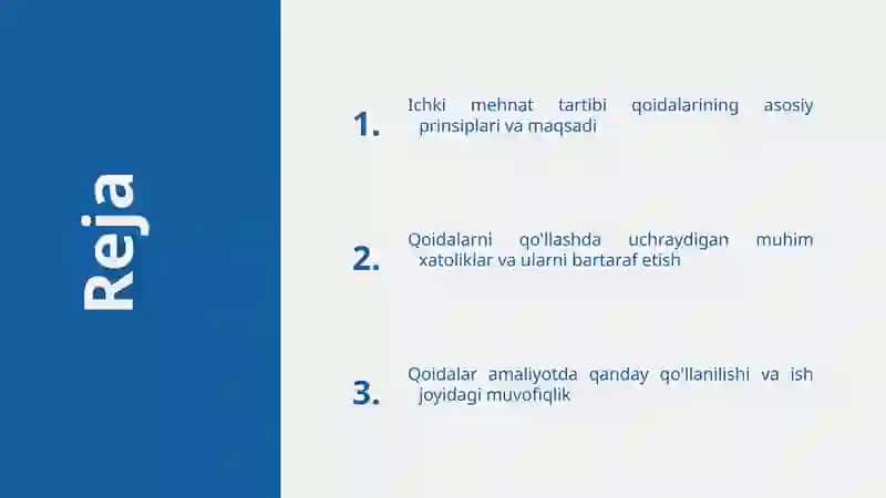 Ichki mehnat tartibi qoidalari 2