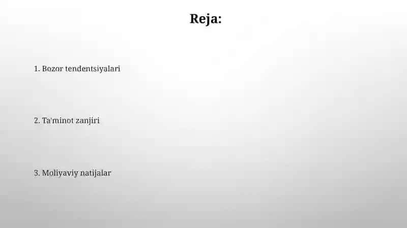 Oziq ovqat sanoati 2