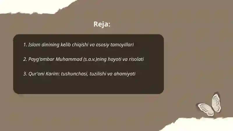 Islom dini va uning tarixi va ahamiyati 2