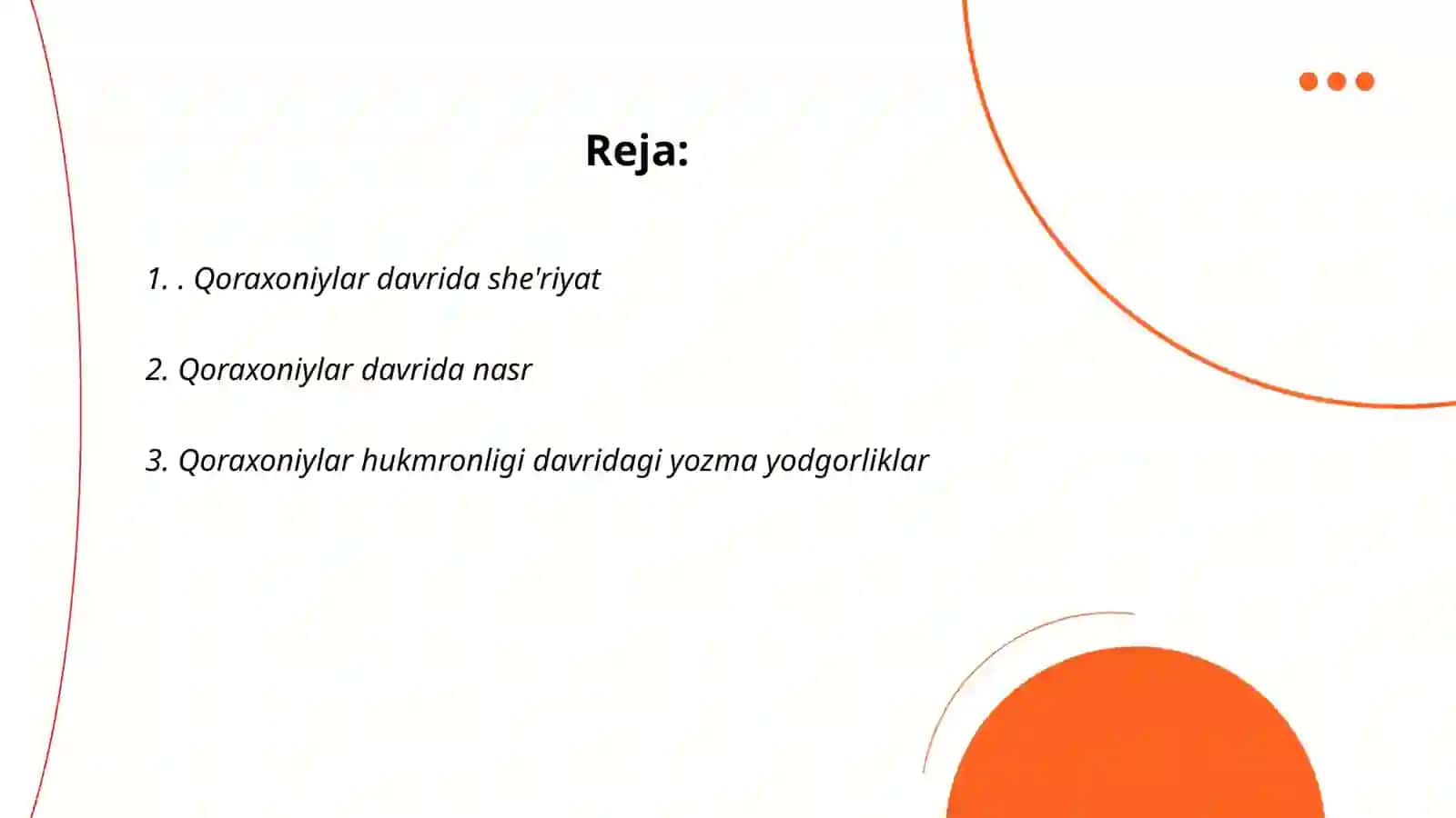 Qoraxoniylar davri adabiyoti 2
