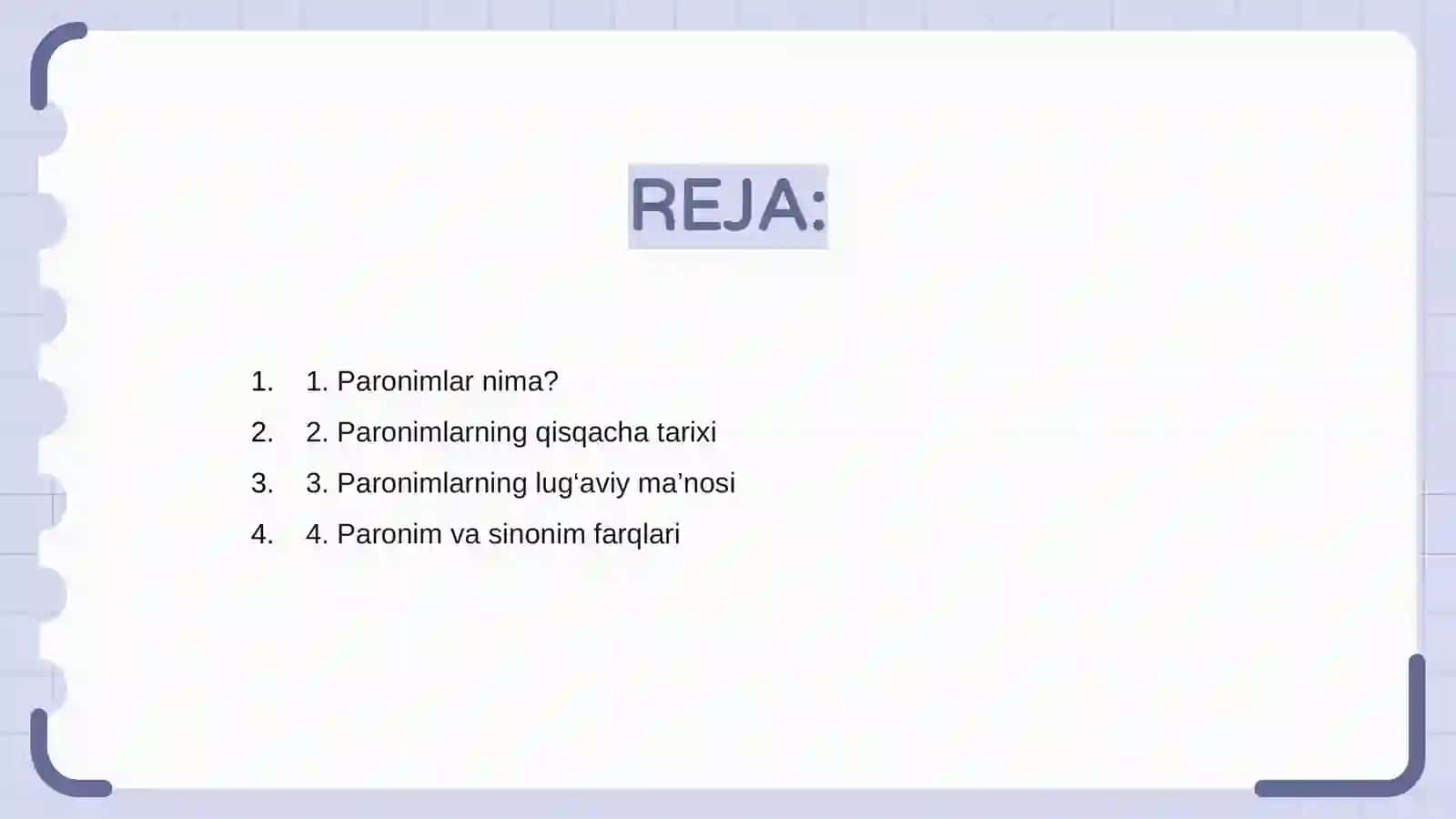Paronimlar va ularning turlari 2
