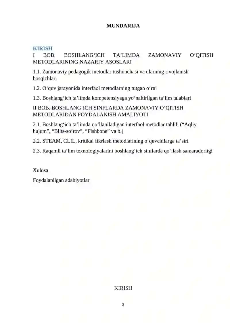 Kurs ishi 2