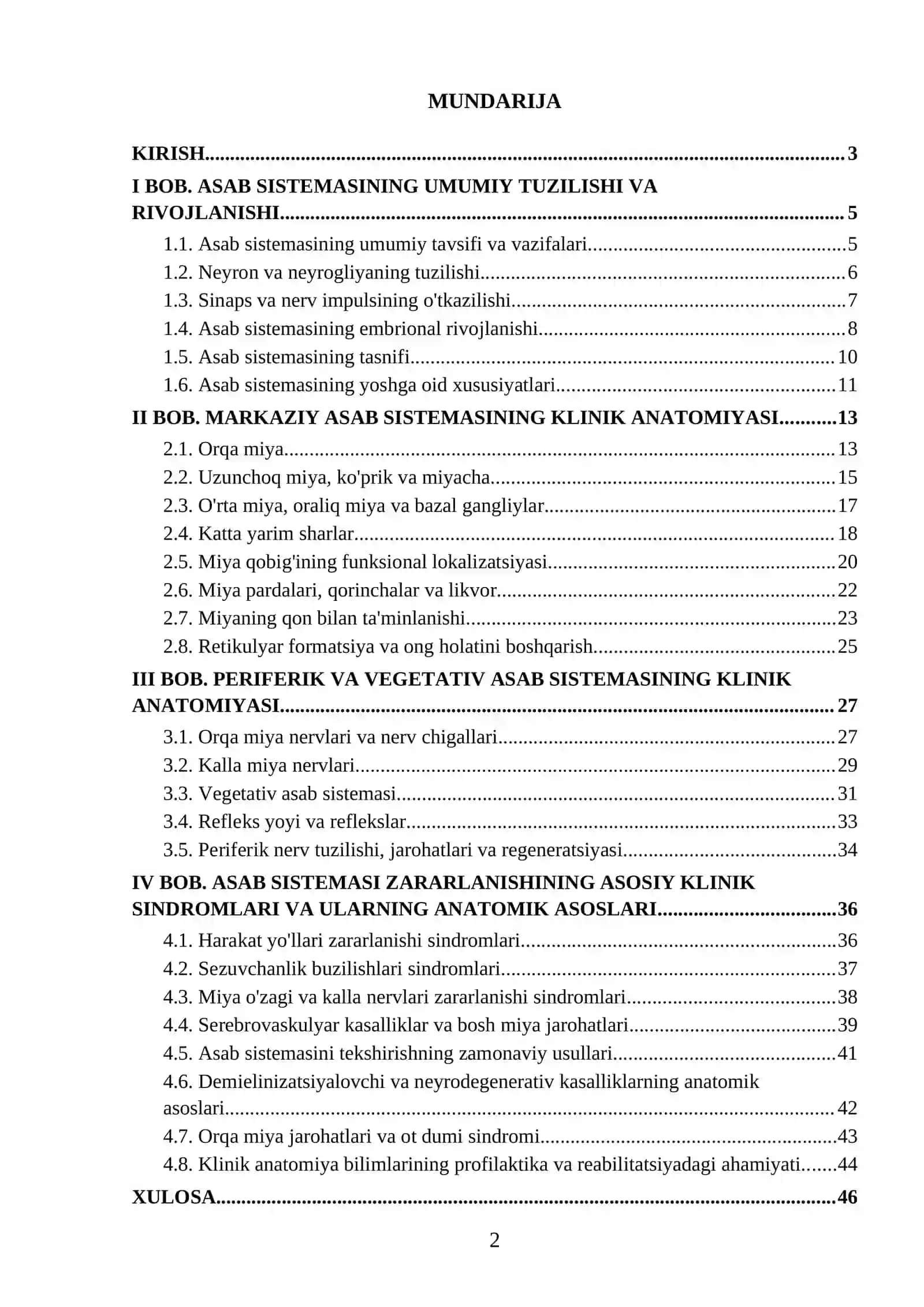 ASAB SISTEMASINING KLINIK ANATOMIYASI 2