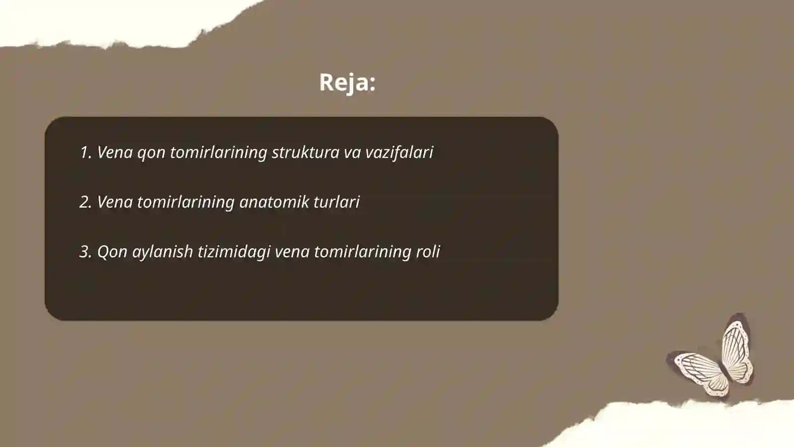 Vena qon tomirlari 2