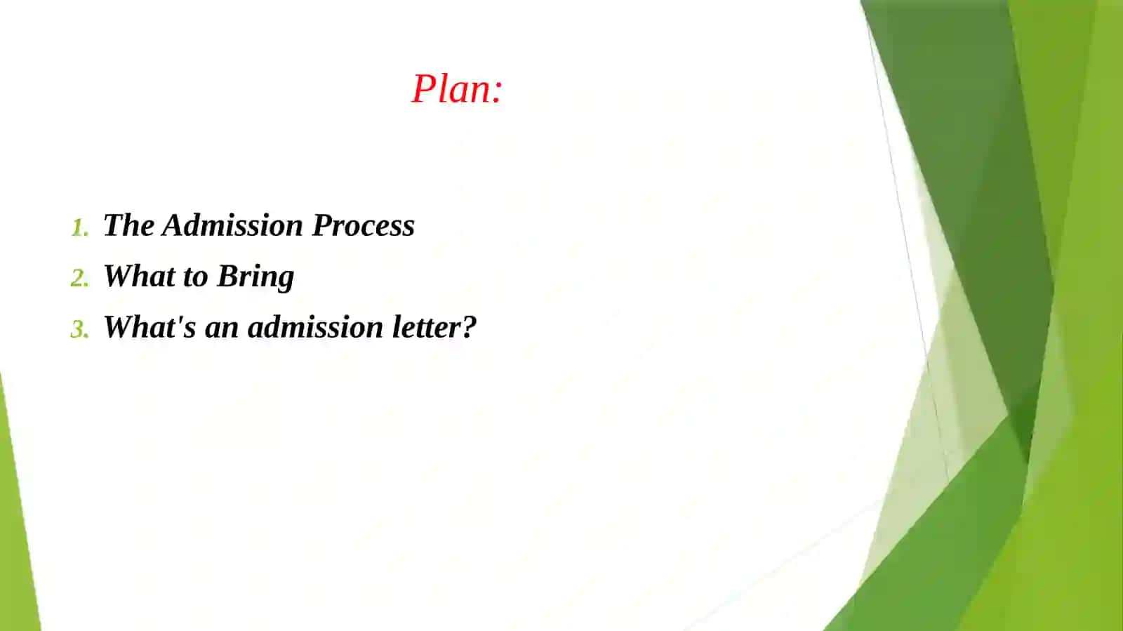 Hospital admissions 2