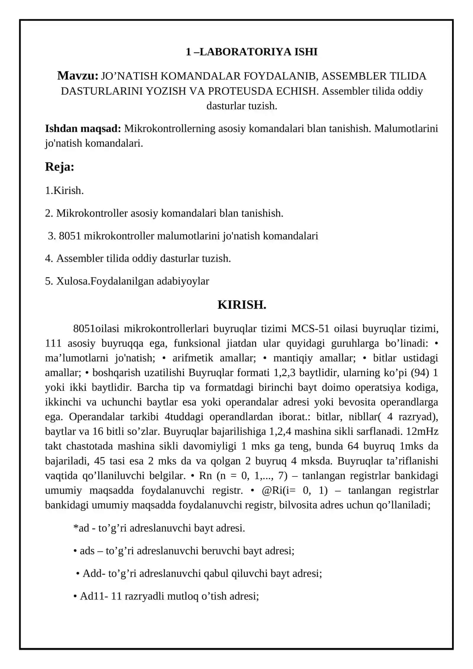 Laboratoriya ishi-1 2