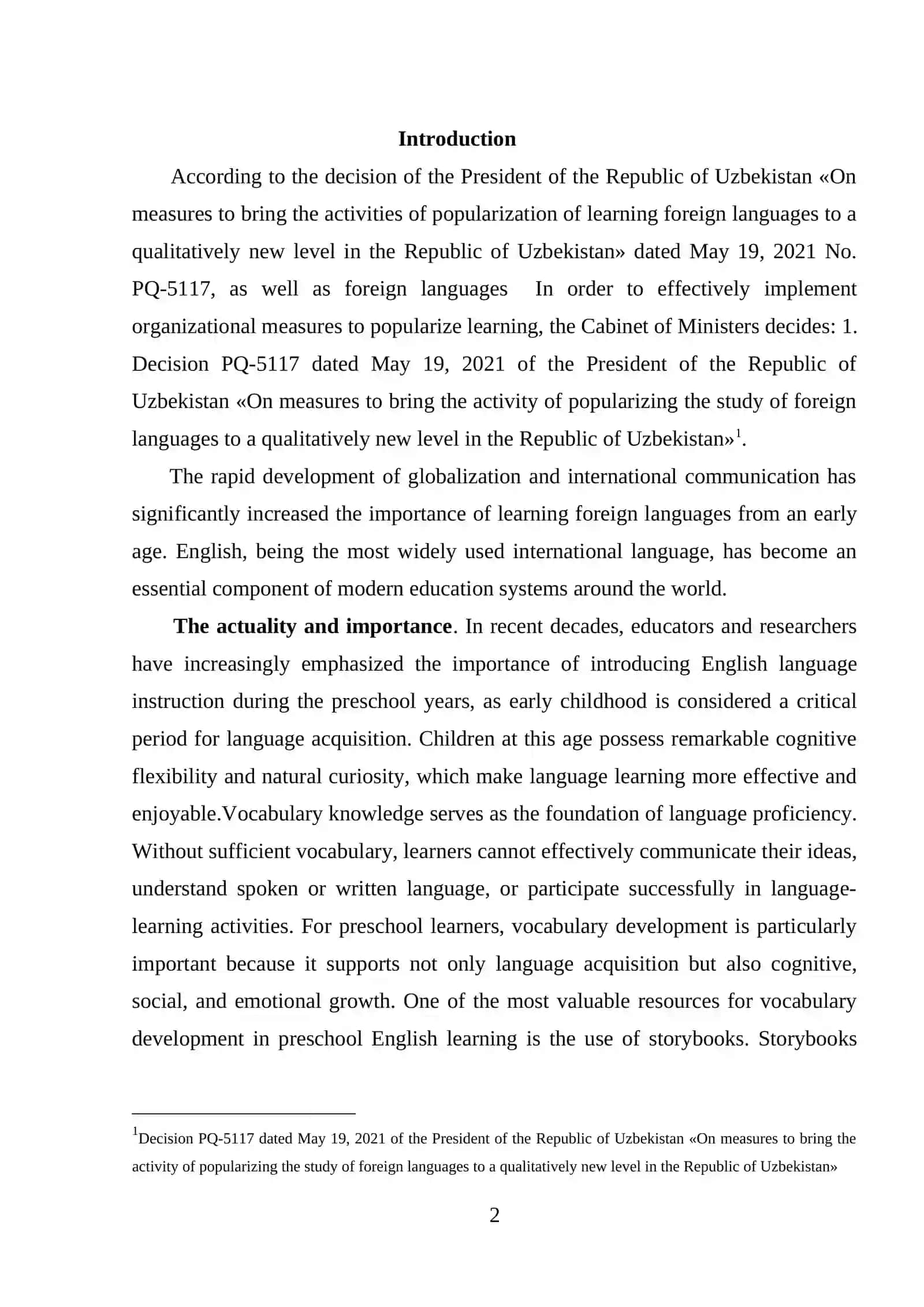 Communicative language teaching in preschool english education 2