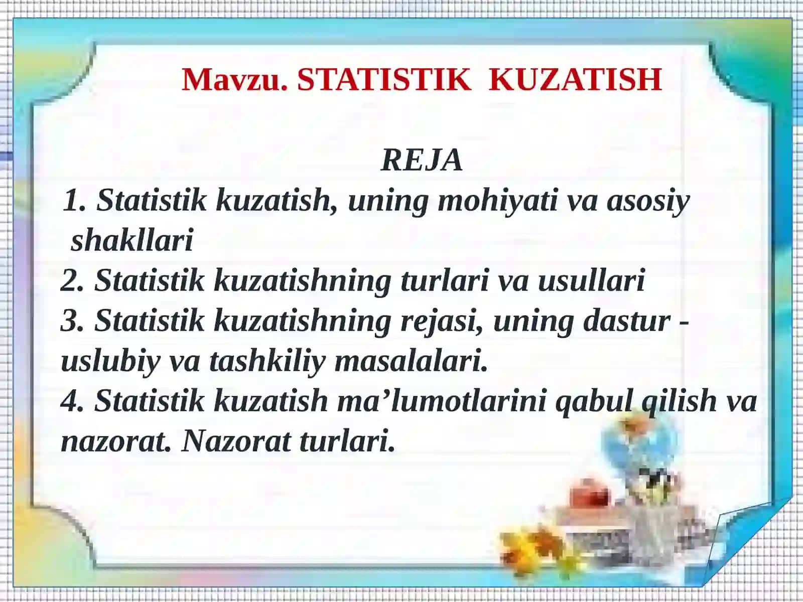 STATISTIK KUZATISH 2