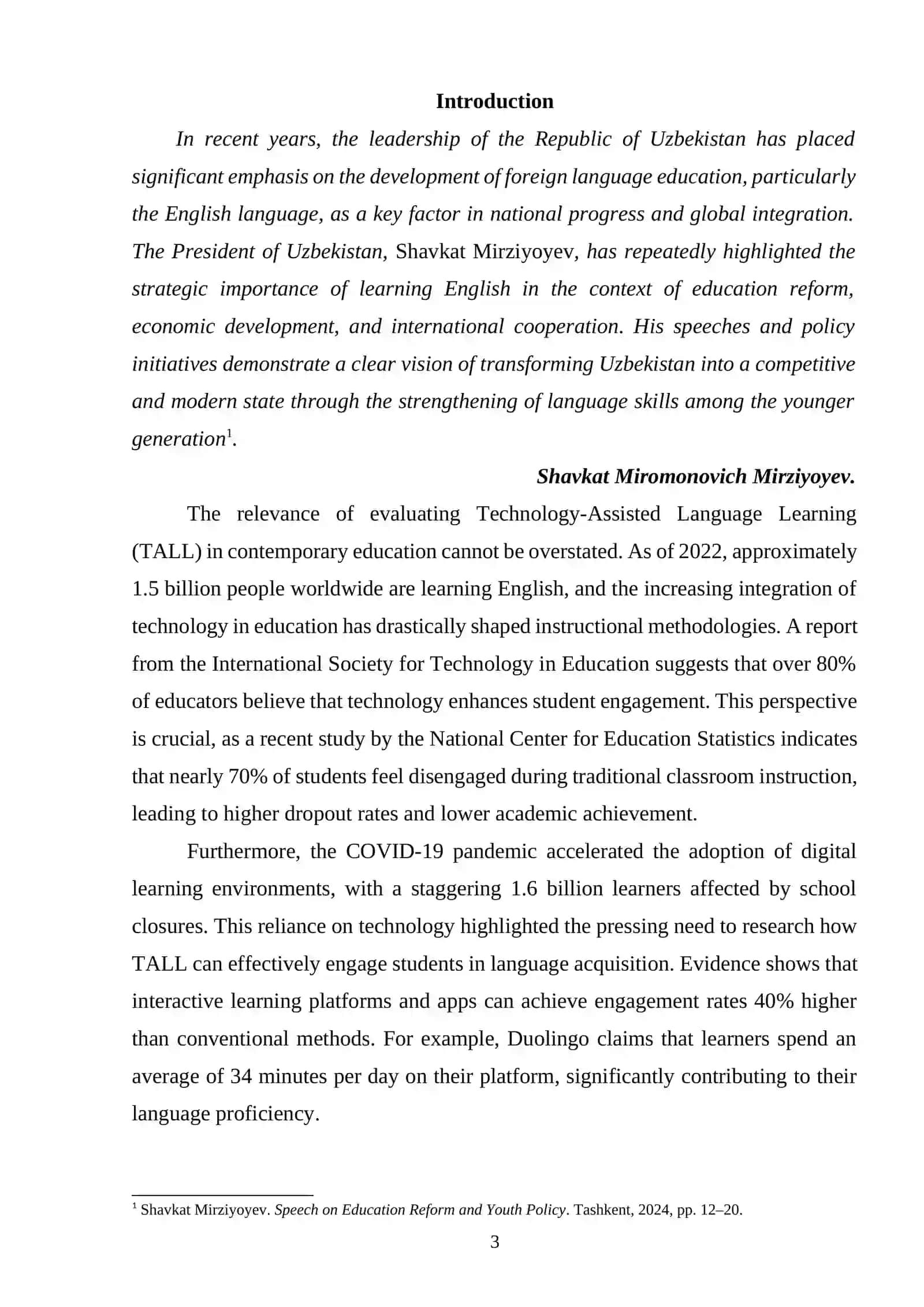 Evaluating the Impact of Technology-Assisted Language Learning (TALL) on Learner Engagement 2