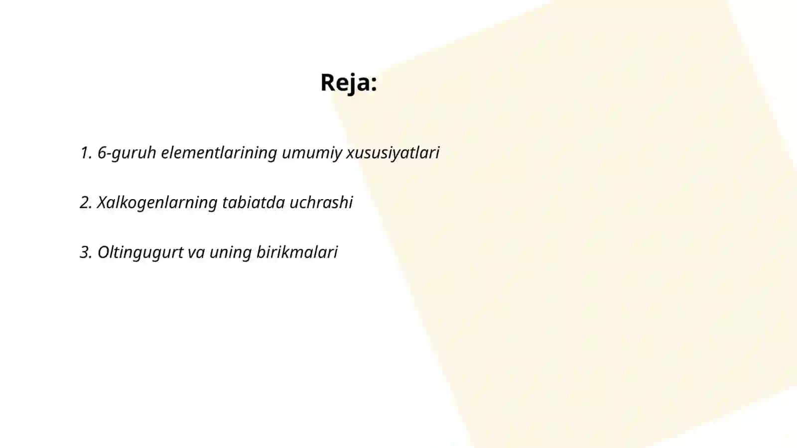 6-guruh elementlarining umumiy xususiyatlari 2