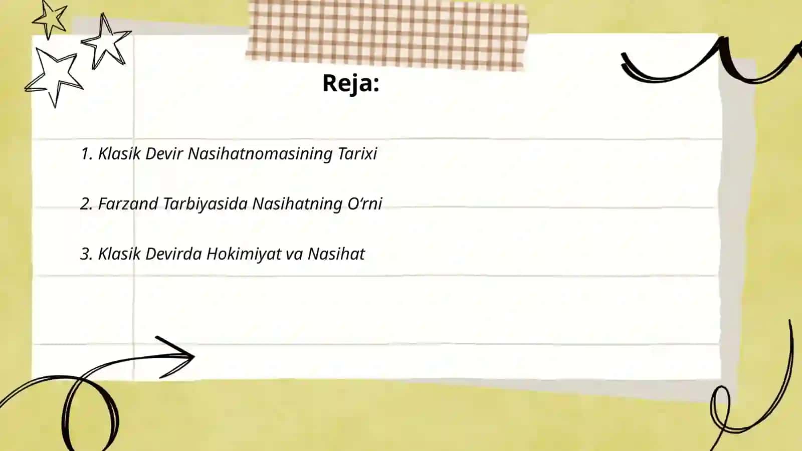 Klasik Devirde Öğüt ve Nasihat 2