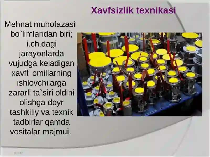 Xavfsizlik texnikasi 2