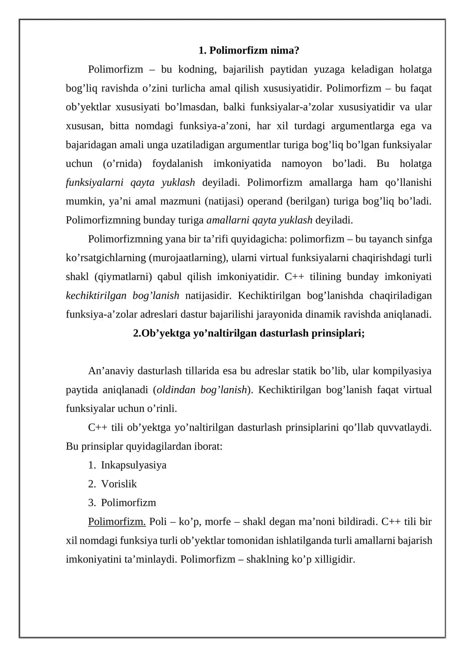 Polimorfizm 2