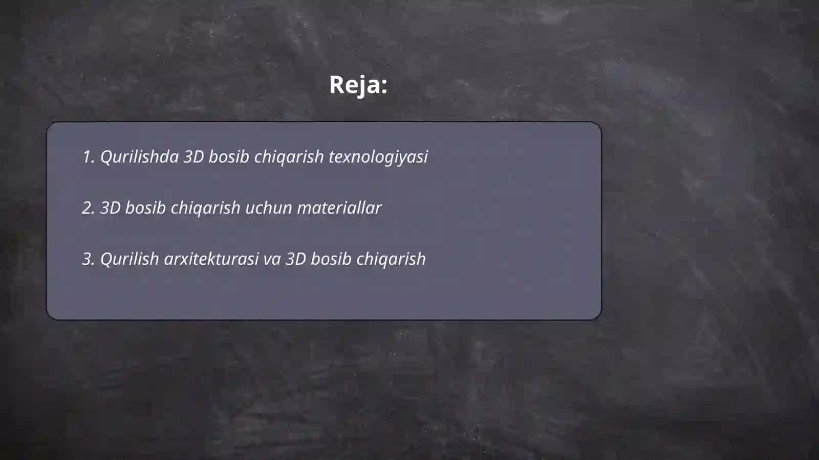 Qurilishda 3D bosib chiqarish 2