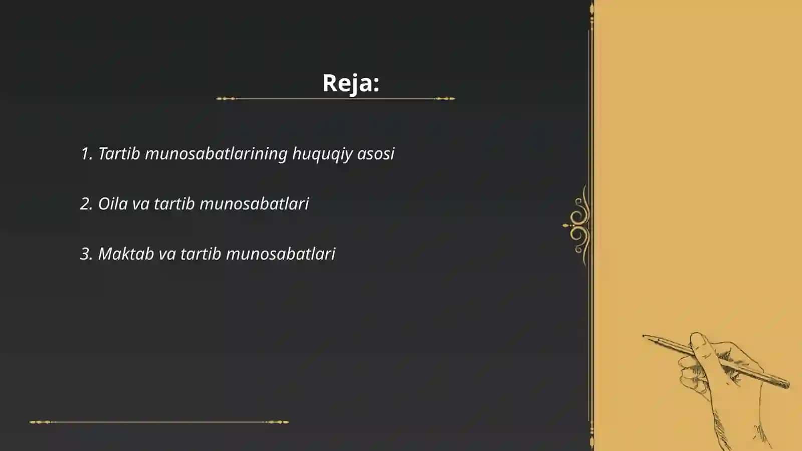 Tartib munosabatlari 2
