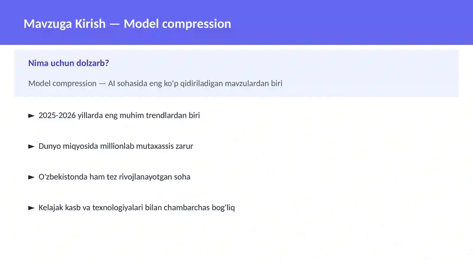 Model compression 2