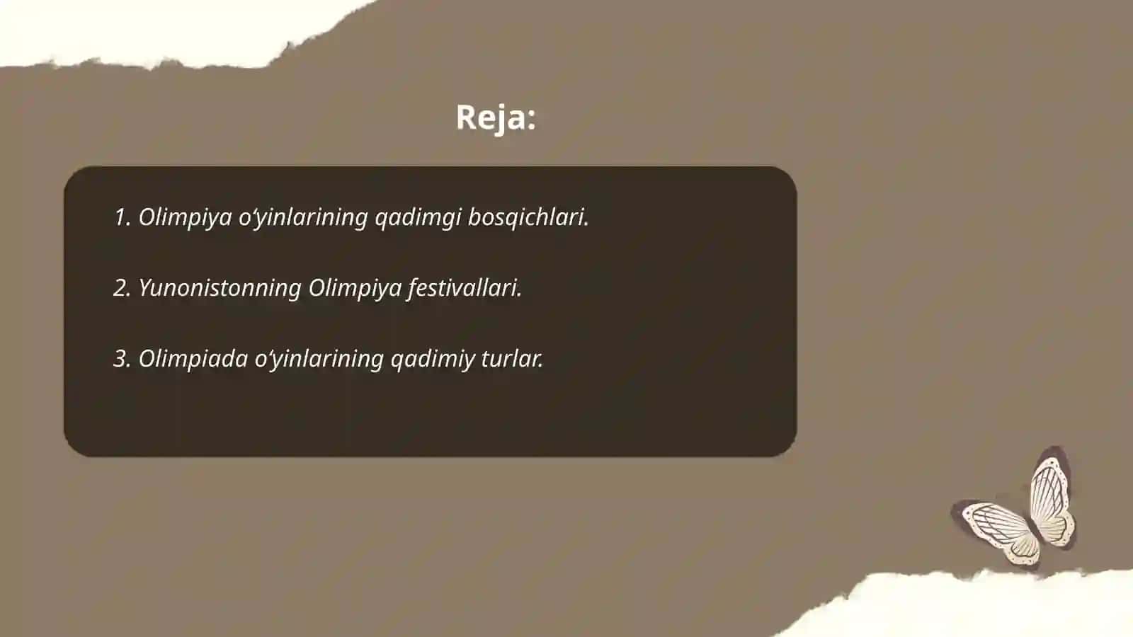 Olimpiya oʻyinlari tarixi.Rivojlanish tarixi 2