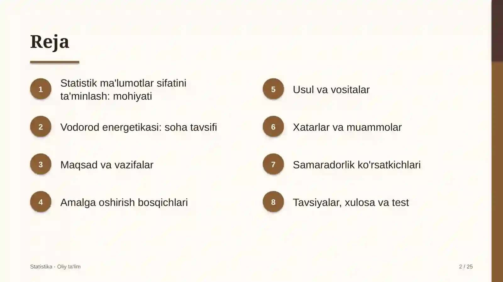 vodorod energetikasida statistik ma'lumotlar sifatini ta'minlash 1096 2