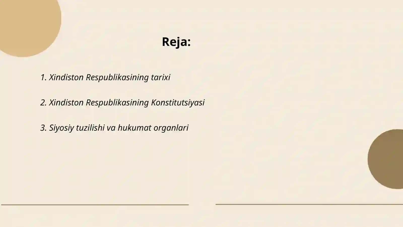 Xindiston Respublikasining tarixi 2