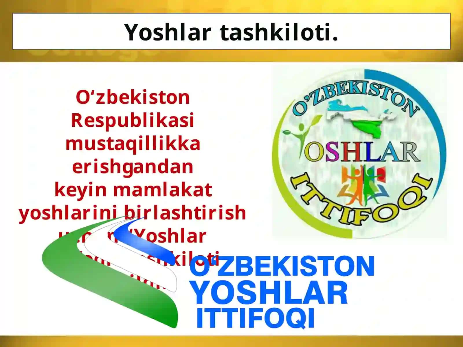 O‘zbekistonda yoshlari ittifoqi 2