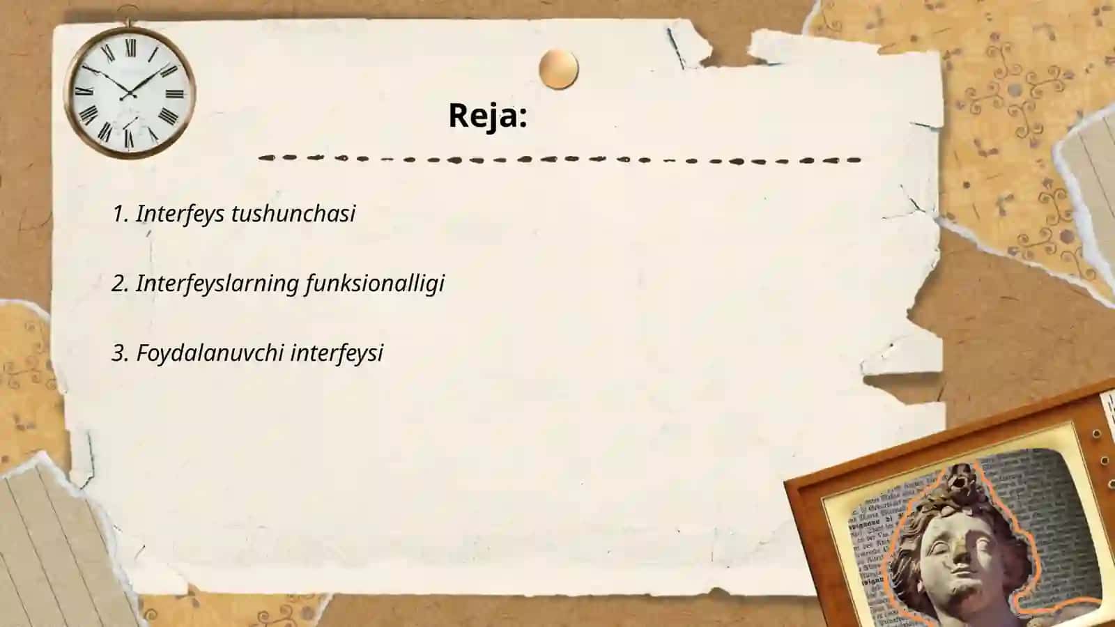 Interfeys tushunchasi, uning turlari 2