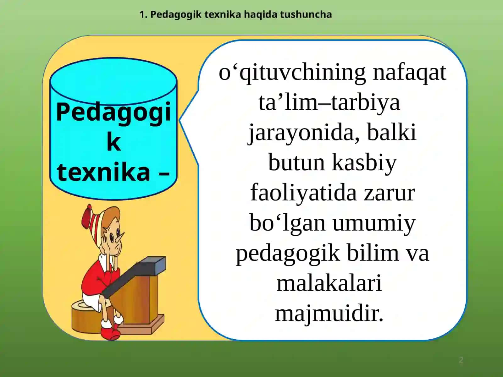 Pedagogik texnika 2