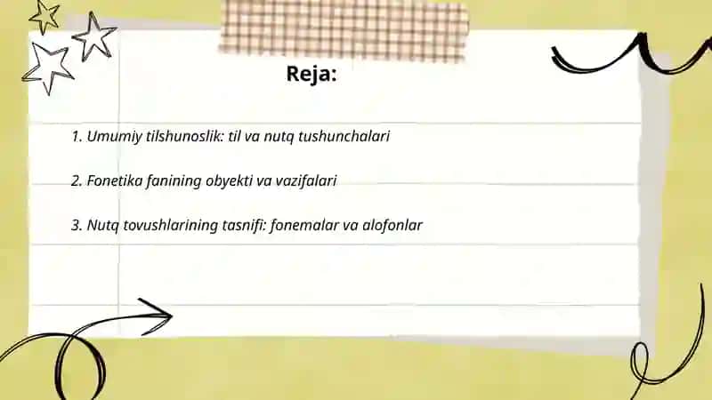 Umumiy tilshunoslik, til va nutq 2
