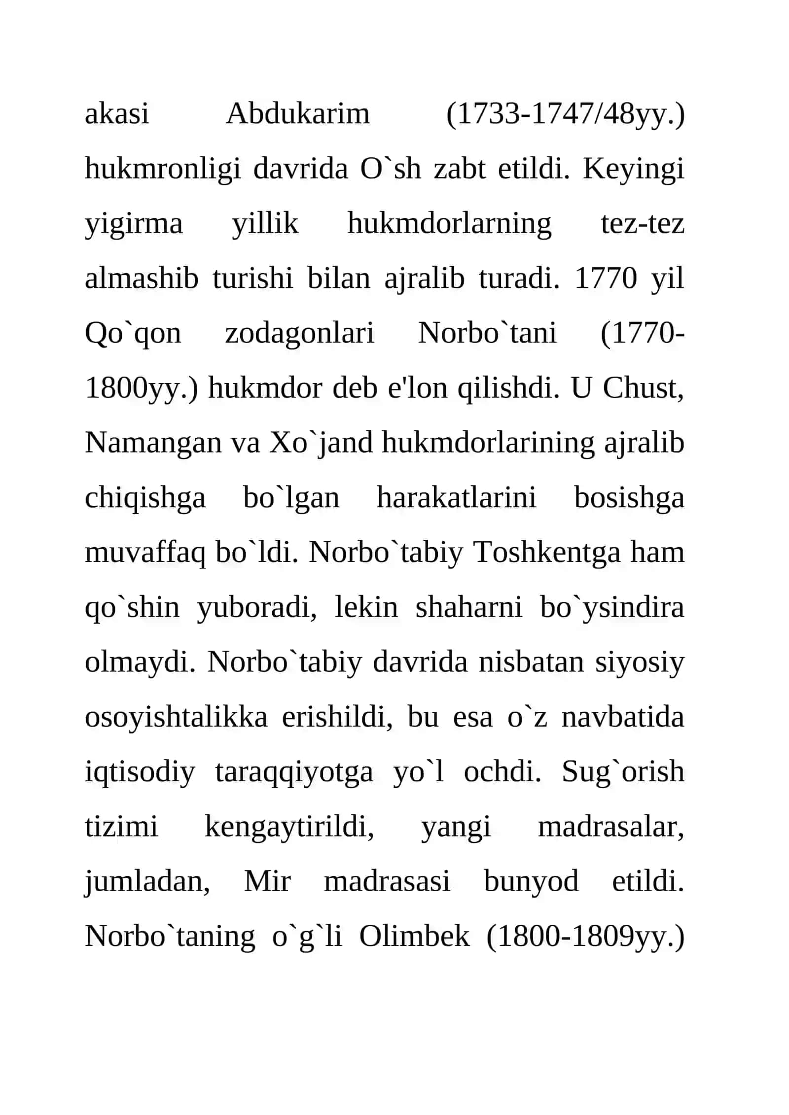 Qo`qon Xonligi 2