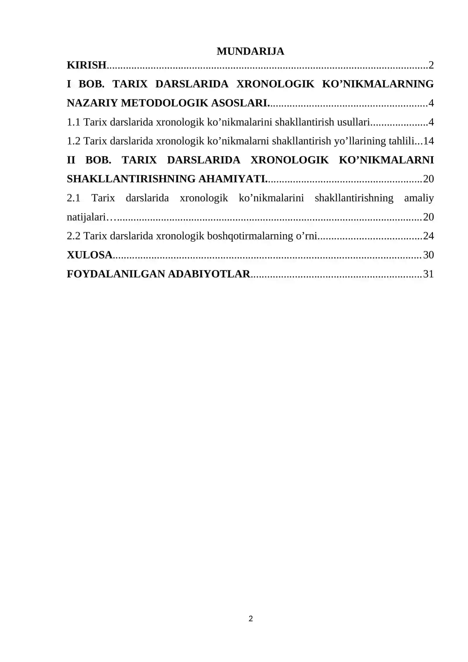 Kurs ishi na'muna 2