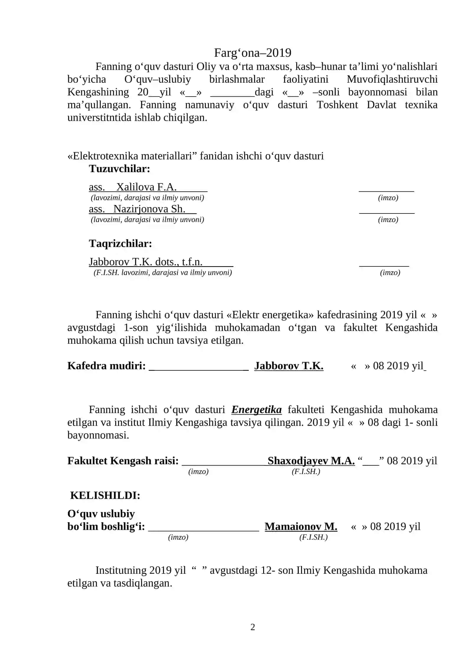ELEKTROTEXNIKA MATERIALLARI 2