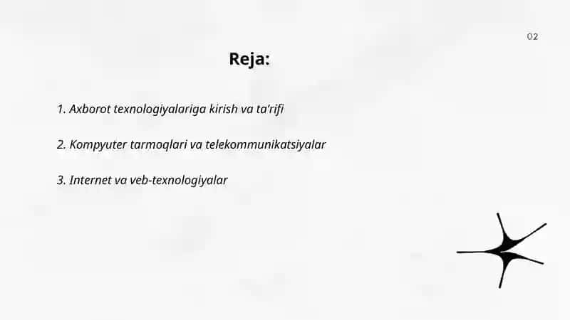 Axborot texnologiyalari 2