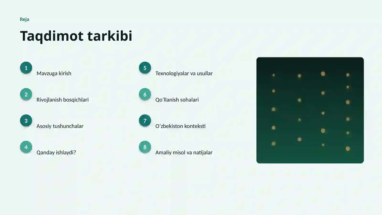SUNʼIY INTELLEKT • PROFESSIONAL TAQDIMOT 2