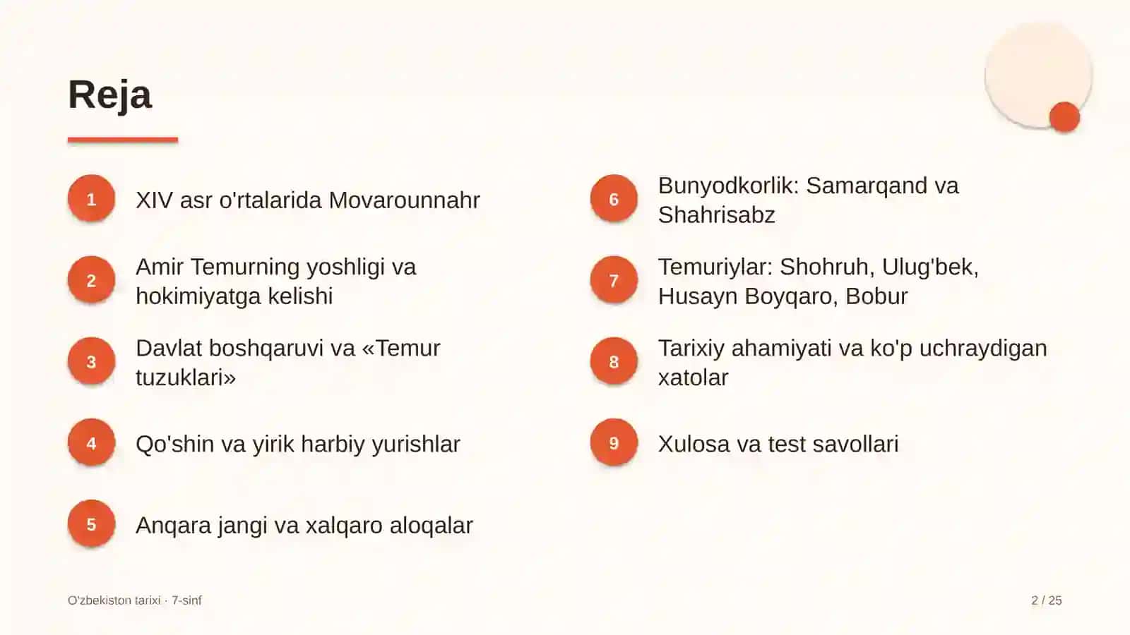 amir temur va temuriylar davlati 7 sinf 7065 2